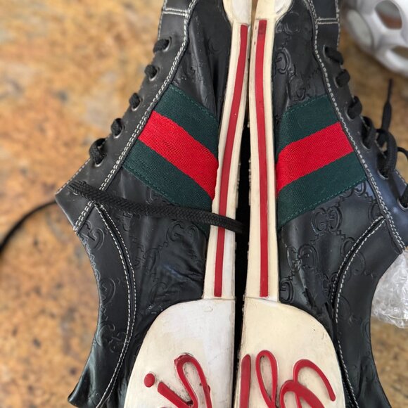 Mens Gucci Ace Supreme vintage sneakers - Picture 8 of 14